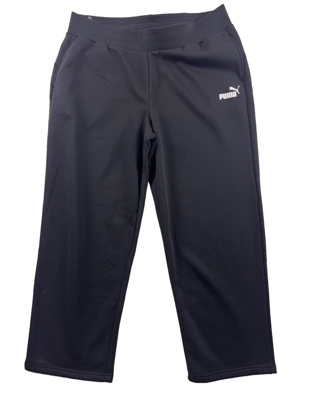 Puma Men's XL Black Track Pants Sweatpants Athletic Lounge Joggers Warmup Pants